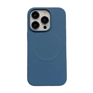 Husa Screen Geeks Magsafe Liquid Silicone Apple iPhone 14 Pro Max [Navy blue]